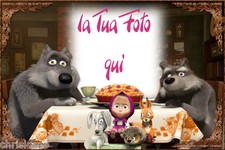 Cialda MASHA E L'ORSO