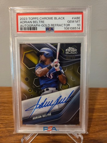Adrian beltre auto 2023 topps - beltre,