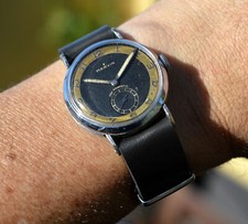 Marvin MEN'S RARE ANTIMAGNETIC CALATRAVA MILITARY STYLE VINTAGE WATCH