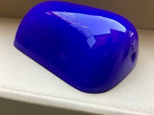 Vetro di ricambio per lampada da tavolo ministeriale blu / bianco interno rara n