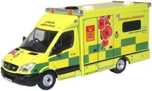 Mercedes ambulanza londra - 1/76,