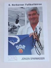 AUTOGRAFO JURGEN SPARWASSER