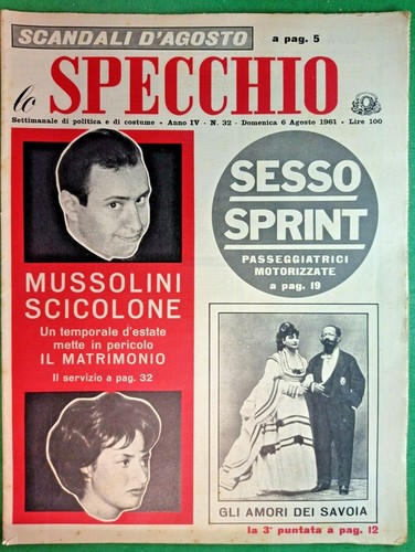 Savoia specchio rivista - i, -lo