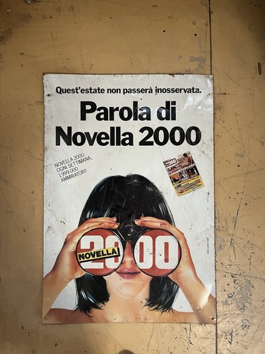 Insegna pubblicitaria novella - pubblicitaria,