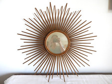 ANCIEN Grand MIROIR Soleil en