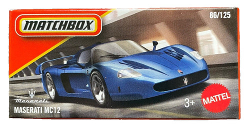 Matchbox maserati mc12 125 - matchbox,