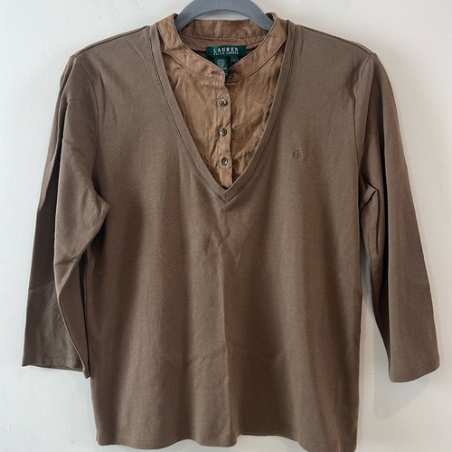 Top donna ralph lauren - donna, marrone