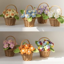 Cesto girasole fatto a mano