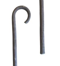 Bastone da passeggio in legno per anziani leggero resistente con corteccia 110 h