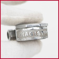 NOS MAGISTRONI CUFFIA 1" POLLICI VINTAGE FILETTATA ACCIAIO BLOCCO DADO SUPERIORE