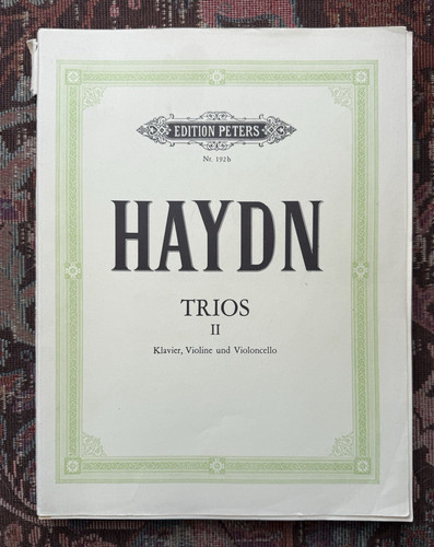 Haydn trios volume - volume, ii