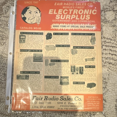 Fair radio sales ws - sales, ws-92