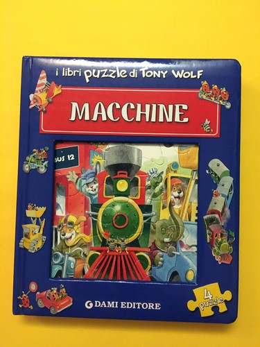 Macchine libro puzzle tony - libro,