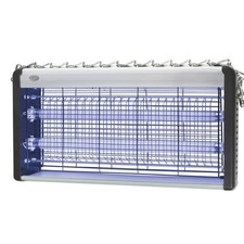 Zanzariera elettrica 30W due lampade fluorescenza contro zanzare insetti mosche