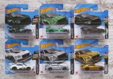 6 Hot Wheels 2018 Bentley Continental GT3 HW Race Day & HW modificato