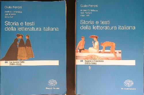 Storia testi della - storia, e