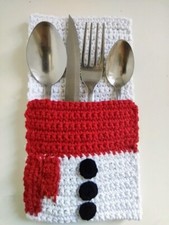 Porta Posate Natalizio Fatto A