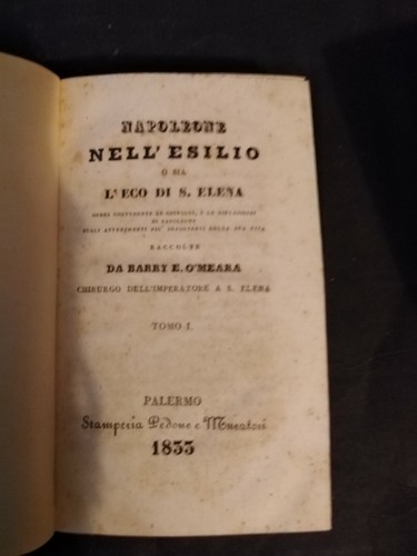 Napoleone nell esilio sia - nell’esilio, o