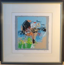 PERUGIA MANLIO BACOSI- GRAFICA CON CORNICE - PAESAGGIO