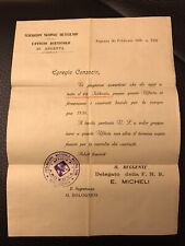 FERRARA - Zuccherificio S.Biagio - Federazione Bieticultori Argenta 1930