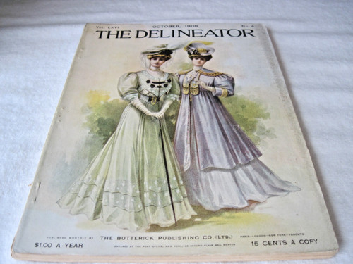 Antique 1905 delineator - 1905,