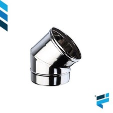 Curva aperta gomito a 45°