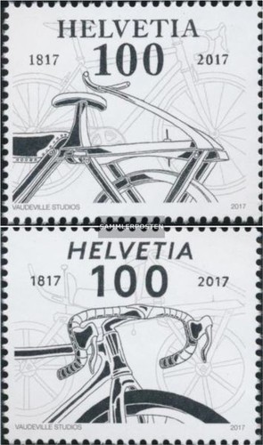 Francobolli svizzera 2017 - svizzera, mi