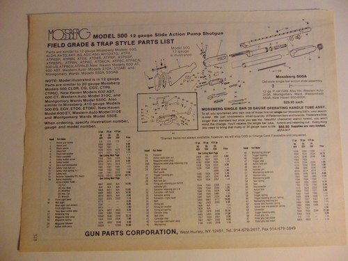 Pompa mossberg 500 - pompa,