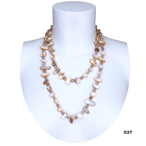 Collana lunga perle - perle, madreperla