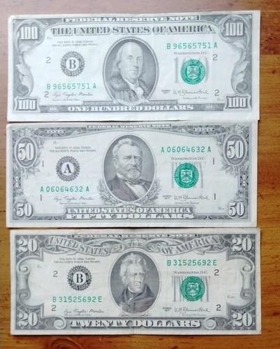 Lotto banconote vintage - (3),