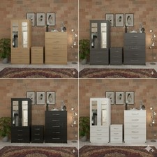 Set Armadio Specchio 2 Ante