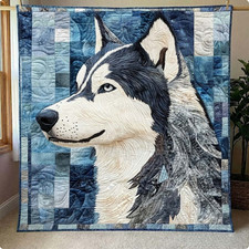 Coperta Siberian Husky Tessuto