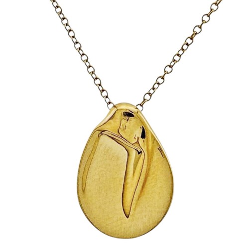 Autentica collana con ciondolo