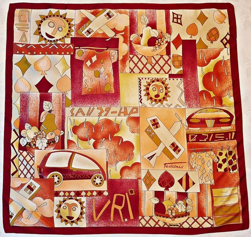 Sciarpa vintage autentica - sciarpa,