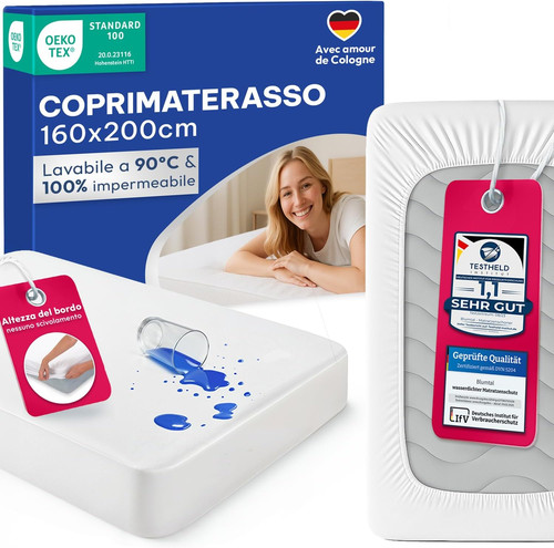 Coprimaterasso matrimoniale - coprimaterasso,