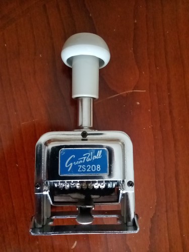 Timbro numeratore cifre - numeratore, 8