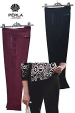 Pantalone donna in cady invernale comodo elegante made in Italy PERLA OVERSIZE