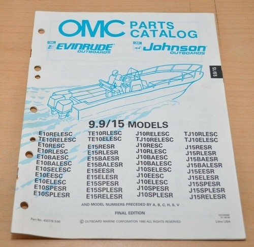 Omc johnson evinrude 15 - omc, 9.9