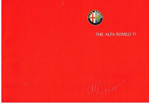 Alfa romeo 0ts 2 - alfa, 75