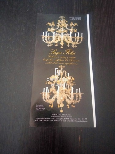 Sergio felisi lampadario - felisi, ca