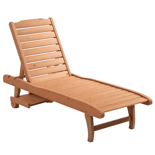 Outsunny lettino prendisole - lettino,