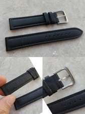 SEIKO VINTAGE BLACK LEATHER