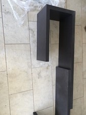 Set 2 Mensole da Parete Moderne Design colore Nero Marca FEG Arredamento