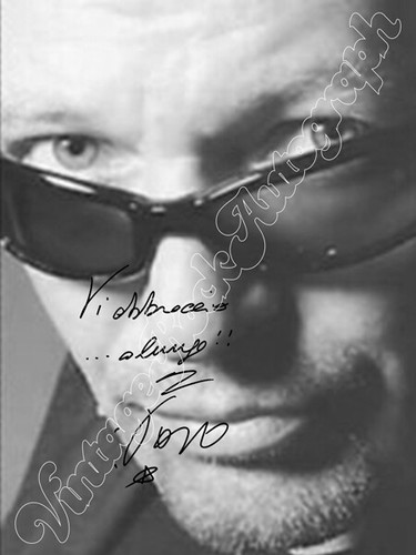 Vasco rossi print signed - vasco,
