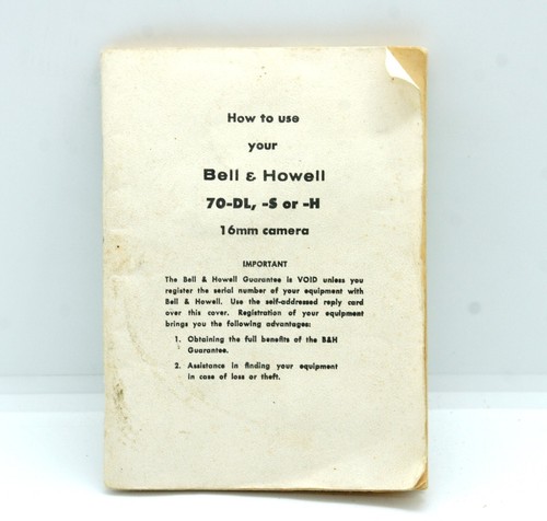 Raro bell howell - 70-dl, -s
