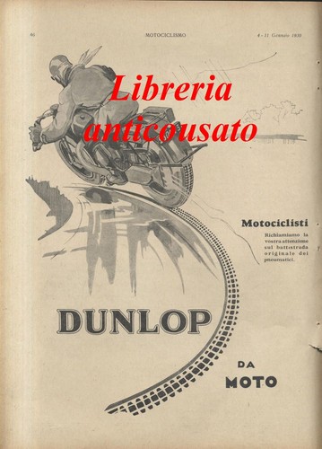 Gomme dunlop moto 1930 - da,