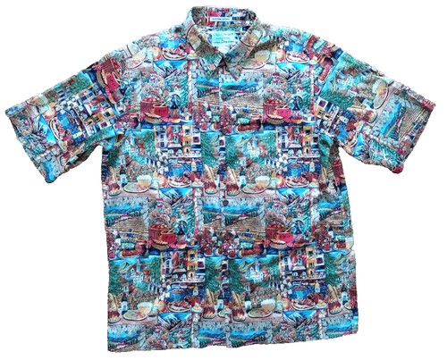 Camicia hawaiana grande - , reyn