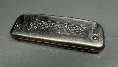 Armonica vintage hohner golden - vintage,