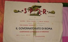 Corrado Mantoni, attestato di