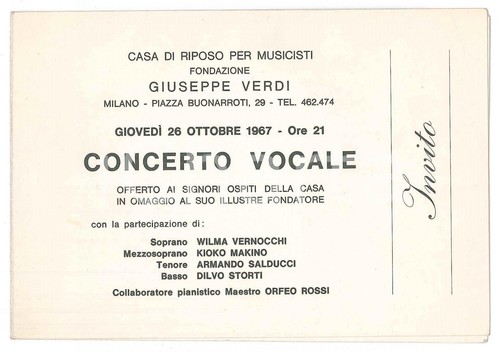 1967 milano casa verdi - 1967,